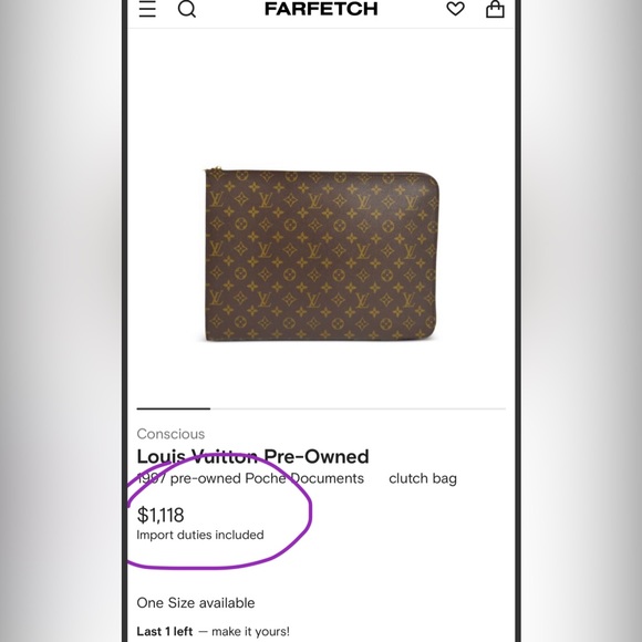 Louis Vuitton Monogram Clutch/iPad
Pro - Picture 6 of 16